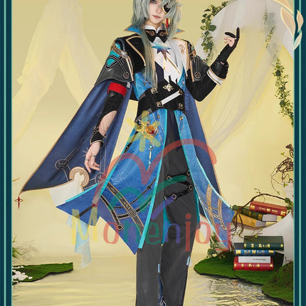 Monenjoy 崩壊スターレイル アナイクス コスプレ Anaxa 豪華 アナクサゴラス コスプレ衣装 金属製腰飾り 刺繍花紋 イベント コスチューム 仮装  - Monenjoy