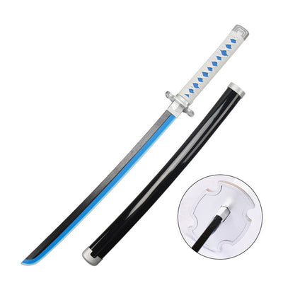 Monenjoy 鬼滅の刃 日輪刀 鬼狩り 我妻 善逸 77cm グッズ 剣戟奇譚 竈門 和風 大正時代 子供用 コスプレ 舞台 おもちゃ 木 イベント 祭り - Monenjoy