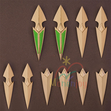 Monenjoy 原神 ネフェル コスプレ衣装 Nefer  ベルベット生地 3d樹脂製パーツ ナドクライ / 秘聞の館 コスチューム 耳飾り付