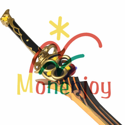 Monenjoy 原神 千織モチーフ武器 有楽御簾切 106cm 70cm コスプレ道具 PU製 刀 片手剣の星5武器レプリカ  - Monenjoy