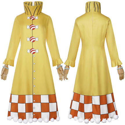 Monenjoy  ONE PIECE  シャーロット・ペロスペロー キャンディ大臣 コスプレ衣装 イベントGS1150 - Monenjoy