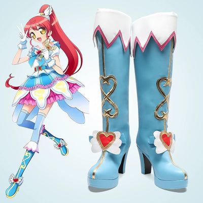 Monenjoy プリパラ 白玉 みかん シューズ Gaarmageddon コスプレ道具 ガァルマゲドン ブーツ 北条 そふぃ イベントGSS1006
