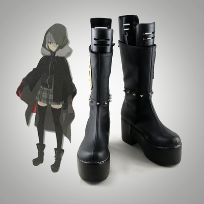 Monenjoy ロード・エルメロイII世の事件簿 グレイ ブーツ シューズ コスプレ道具 ロングブーツ fate Fate/stay night Gray コスチューム