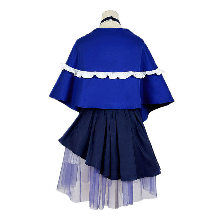 Monenjoy Summer Pockets サマーポケッツ 久島鴎 コスプレ衣装 ワンピース ブルー色 イベントGS1922