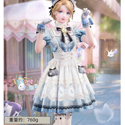 Monenjoy インフィニティニキ 爽やかなお茶会 コスプレ衣装 洋服 ドレス ワンピース 地雷系 GS1313 - Monenjoy