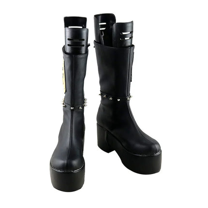 Monenjoy  ロード・エルメロイII世の事件簿 グレイ ブーツ シューズ コスプレ道具 ロングブーツ fate Fate/stay night  Gray コスチューム