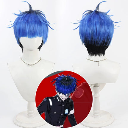 Monenjoy HUNDRED LINE - Final Defense Academy, Face Warping, Very Short, Bob Cut, Wig, Short Hair, Cosplay Props, Hundred Wig, Event