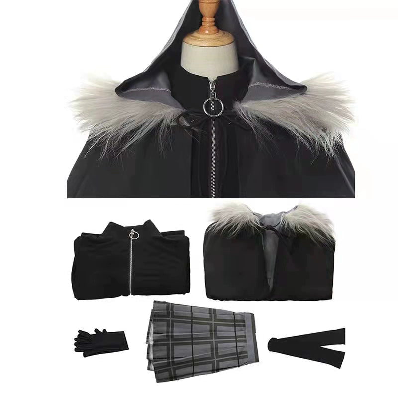 Monenjoy ロード・エルメロイII世の事件簿 グレイ コスプレ衣装 fate Fate/stay night ケープ マント Gray コスチューム 灰色の外套