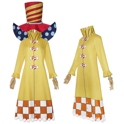 Monenjoy  ONE PIECE  シャーロット・ペロスペロー キャンディ大臣 コスプレ衣装 イベントGS1150 - Monenjoy