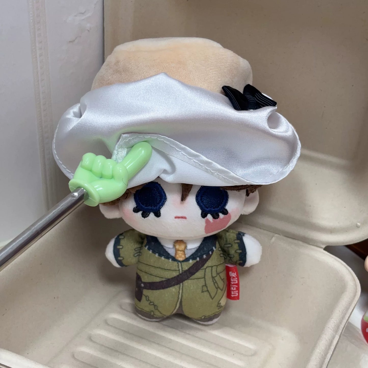 Monenjoy 第五人格 昆虫学者 10cm ぬいぐるみ 初期衣装 帽子交換 アイデンティティ5 綿人形 推し活 メリー・プリニウス IdentityV 萌えグッズ 同人グッズ プレゼント