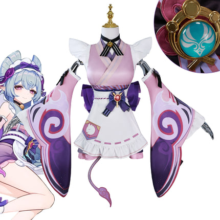 Monenjoy 原神 夢見月瑞希 コスプレ衣装 和風 ワンピース  睦み合う綺羅の夢 コスチューム - Monenjoy