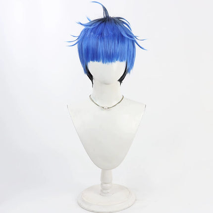 Monenjoy HUNDRED LINE - Final Defense Academy, Face Warping, Very Short, Bob Cut, Wig, Short Hair, Cosplay Props, Hundred Wig, Event