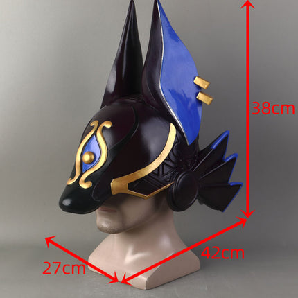 Monenjoy 原神 セノ マスク 仮面 大マハマトラ 緘秘の裁き 七聖槍術 コスプレ道具 - Monenjoy