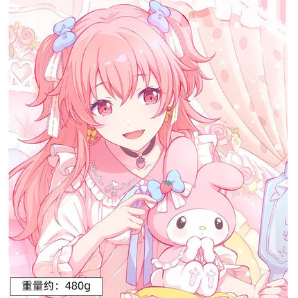 Monenjoy プロセカ サンリオ コラボ 桃井愛莉 コスプレ衣装 ワンピース ドレス feat.マイメロディGS1322 - Monenjoy