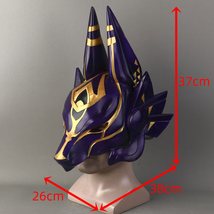 Monenjoy 原神 セノ マスク 仮面 大マハマトラ 緘秘の裁き 七聖槍術 コスプレ道具 - Monenjoy