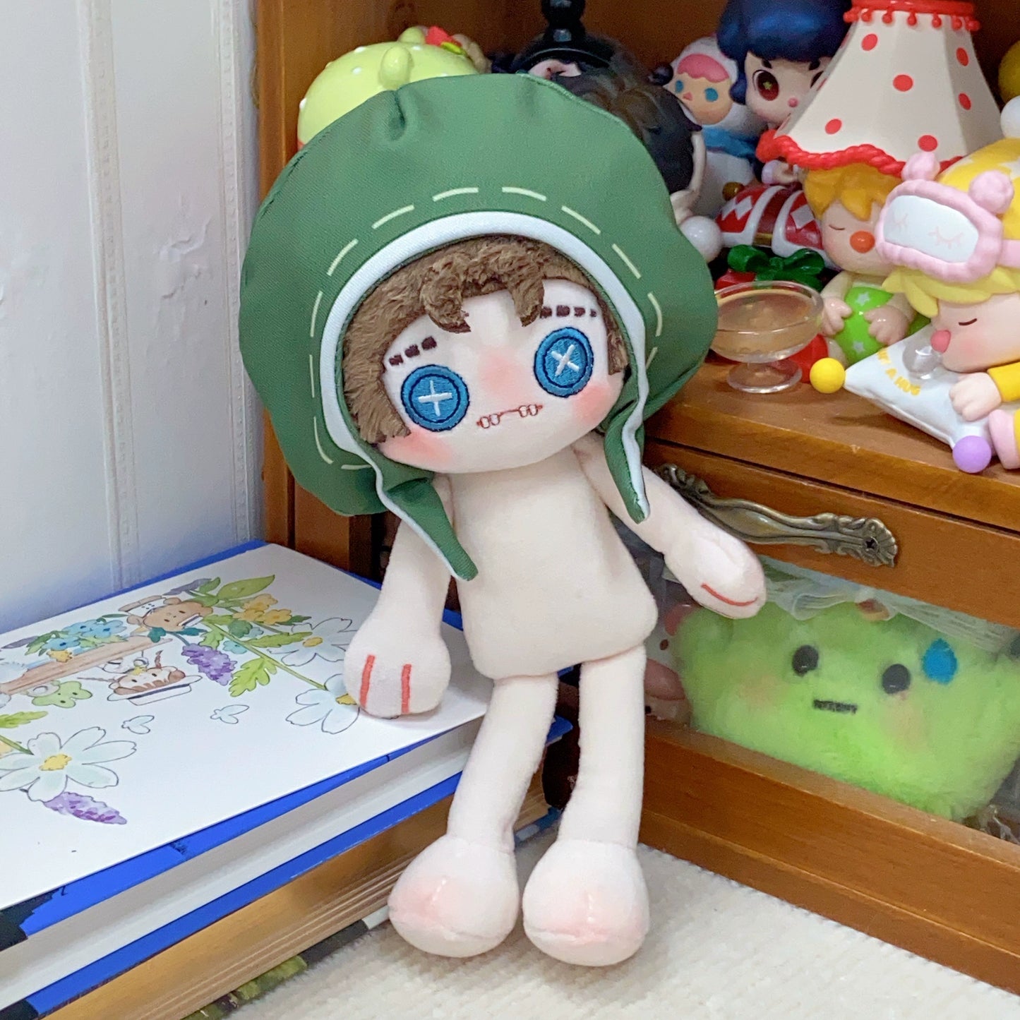 アイデンティティ5 傭兵 BROWN ぬいぐるみ 10cm キーホルダー 綿人形 第五人格/IdentityV 同人グッズ 第五人格コラボ 非公式グッズ