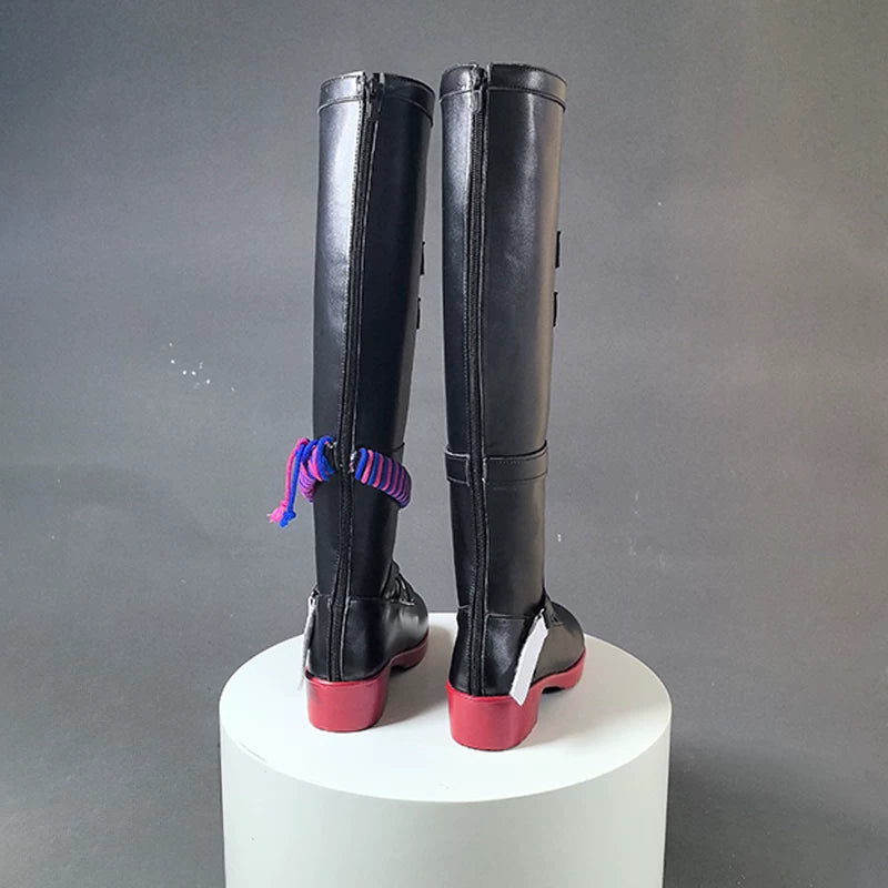 Monenjoy アークナイツ エンドフィールド ロッシ ロングブーツ コスプレ道具 シューズ 靴 舞台道具 Monenjoy