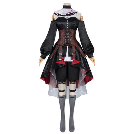 Monenjoy バンドリ!アヴェムジカ TVアニメ ムジカ  若葉 睦 三角 初華 八幡 海鈴 祐天寺 にゃむ 豊川 祥子 イヤリング贈り 舞台服 コスチューム 洋服 イベント 仮装 ロリータ 可愛い  - Monenjoy