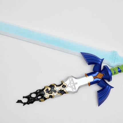 Monenjoy ゼルダの伝説 マスターソード ハイリアの盾 コスプレ道具 武器レプリカ ABS刃、金属製刃 発光刃選択 工芸品 ティアーズオブザキングダム - Monenjoy