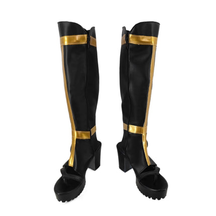 Monenjoy 刀剣乱舞ONLINE  刀剣男士 鶴丸国永 シューズ  つるまるくになが とうらぶ コスプレ道具 靴 ブーツGS1186 - Monenjoy