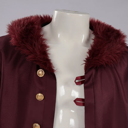 Monenjoy ONE PIECE Bartolomeo Cosplay Costume Barto Club Captain Event Red Cannibal Bartolomeo Halloween