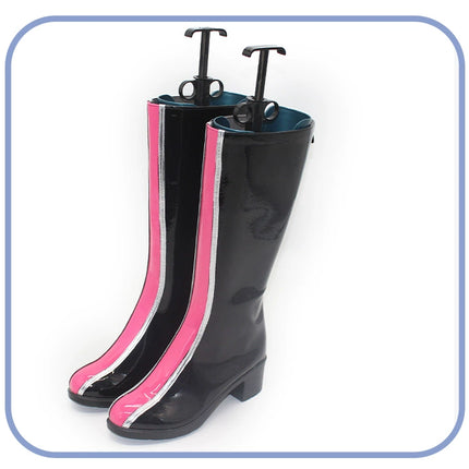 Monenjoy KPOPガールズ! デーモン・ハンターズ HUNTRX RUMI ロングブーツ 靴 ルミ シューズ コスプレ衣装 舞台服 ライブ服 KPop Demon Hunters