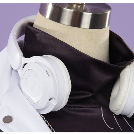 Monenjoy 第五人格×B.Duck 囚人 ルカ・バルサー SSRコラボ衣装 イヤホーン付 グレーと白色 コスプレ衣装 イベントGS1344 - Monenjoy