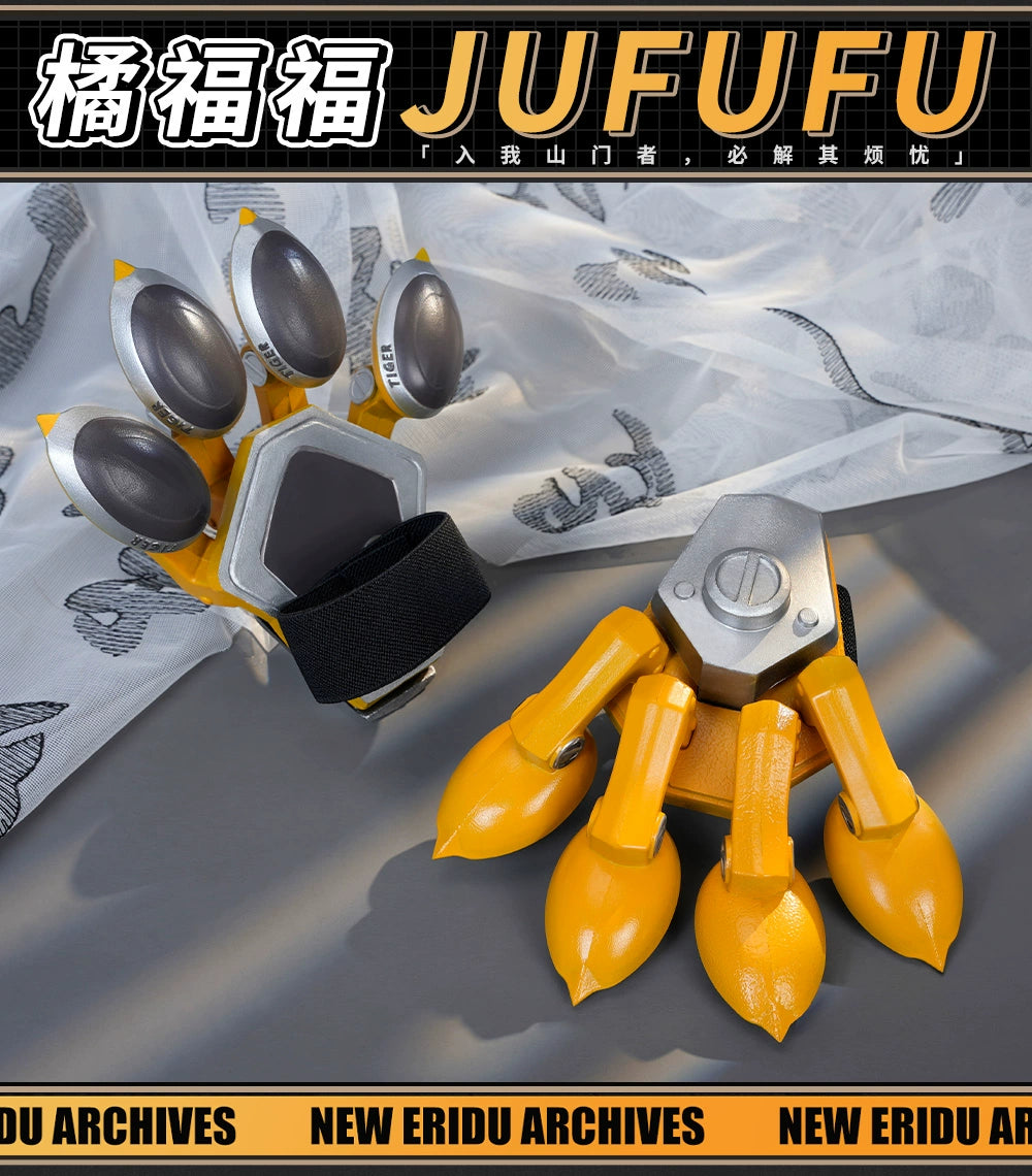 Monenjoy Zenless Zone Zero Chi Fufu Tachibana Fukufu Tiger Claw Prop คอสเพลย์ อุปกรณ์ประกอบฉาก Zenless Zone Zero PU ยางจำลอง