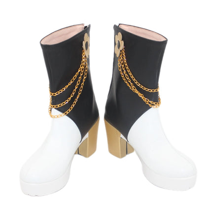 Monenjoy KPOPガールズ! デーモン・ハンターズ HUNTRX  Mira ロングブーツ 靴 ミラ シューズ コスプレ衣装 舞台服 ライブ服 KPop Demon Hunters