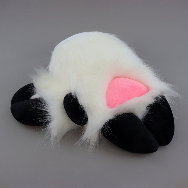 Monenjoy ファースーツ 着ぐるみ 羊の着ぐるみ ひつじ爪 手袋 アクセサリー イベント コスプレ衣装 もふもふ 動物 擬人観 獣人 GS1161 - Monenjoy