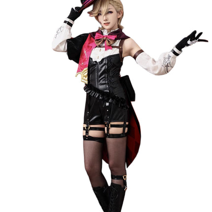 Monenjoy 原神 フォンテーヌ リネ 神の目 コスチューム 衣装 ハロウィン クリスマス 衣装 イベント 変装 cosplay 男女兼用 - Monenjoy