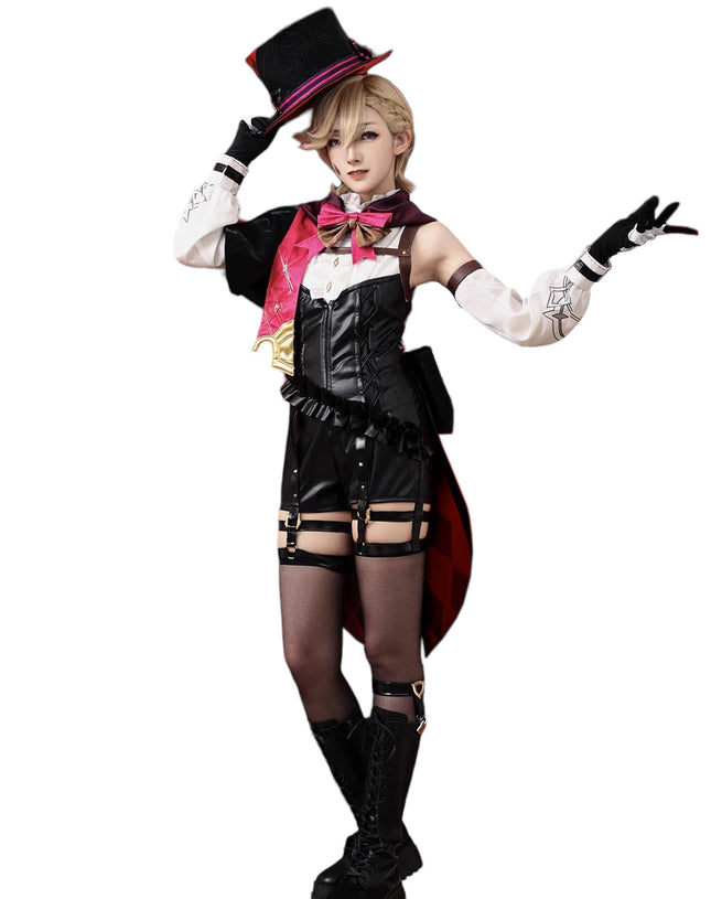 Monenjoy 原神 フォンテーヌ リネ 神の目 コスチューム 衣装 ハロウィン クリスマス 衣装 イベント 変装 cosplay 男女兼用 - Monenjoy