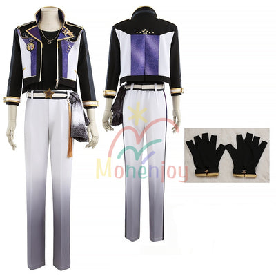Monenjoy あんさんぶるスターズ!!風 流星隊の新衣装 守沢千秋/流星レッド 深海奏汰/流星ブルー 南雲鉄虎/流星ブラック 高峯翠/流星グリーン 仙石忍/流星イエロー 隊服 ユニフォーム