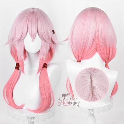 Monenjoy ギルティクラウン 楪 いのり 桜満 集 ウィッグ 鬘 GUILTY CROWN カツラ 耐熱ウィッグ イベント舞台対応 MONENJOY
