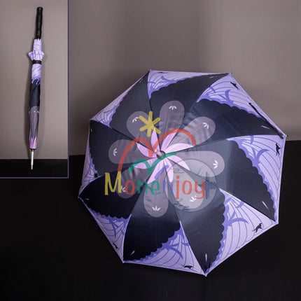 Monenjoyゼンレスゾーンゼロ ビビアン 傘 コスプレ道具  モッキンバード ゼンゼロ  イベント 仮装 傘面直径95cm 傘長約163cm - Monenjoy