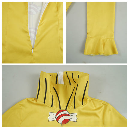 Monenjoy  ONE PIECE  シャーロット・ペロスペロー キャンディ大臣 コスプレ衣装 イベントGS1150 - Monenjoy