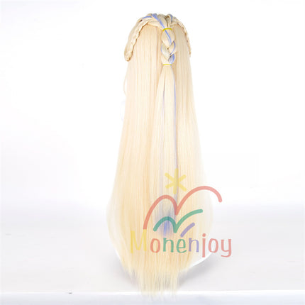 Monenjoy 原神 ニコリヤン ウィッグ NicoleReeyn  100cm コスプレ道具 カツラ イベント GSwig1015