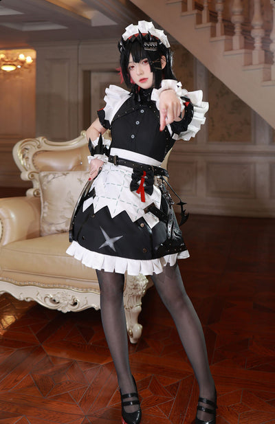 Monenjoy ゼンゼロ 邪兎屋 JK服 エレン・ジョー コスチューム コスチューム 衣装 可愛い 女の子 ゼンゼロ/ZZZ コスプレ 撮影衣装 コス COS 演出 花火祭 ハロウィン イベント 変装 学園祭 - Monenjoy