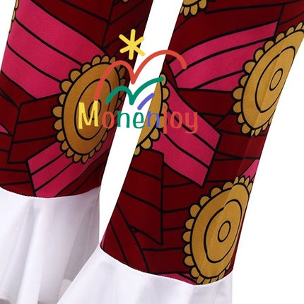 Monenjoy ONE PIECE ジュエリー・ボニー  RED コスチューム イベント 喰らい 仮装 おもちゃ 帽子付 元王下七武海  - Monenjoy