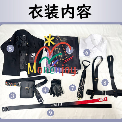 Monenjoy 3D乙女ゲーム 恋と深空 主人公 コスプレ衣装 Love and Deepspace  コスチューム イベント 仮装 戦闘服 - Monenjoy