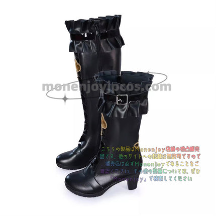 Monenjoy 崩壊スターレイル マダムヘルタ 靴 コスプレ道具 スパッツブーツ デザイン オーダーメイド - Monenjoy