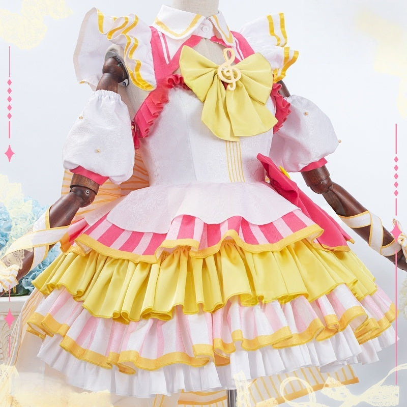 Monenjoy プリパラ 真中 らぁら コスプレ衣装 ライブ服 南みれぃ 北条そふぃ 舞台服 SoLaMiSMILE イベントGS1940