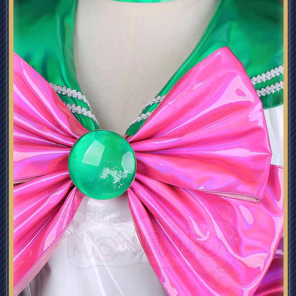 Monenjoy 美少女戦士セーラームーン SuperS 木野まこと コスプレ衣装 コスチューム  セーラージュピター セーラースーツ Ver GS1383  - Monenjoy