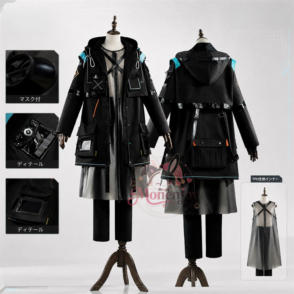 Monenjoy アークナイツ ドクター コスプレ衣装 マスク付き ハロウィン