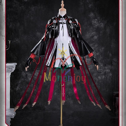 Monenjoy アークナイツ 新約エクシア コスプレ衣装刺繍柄 3d樹脂アクセサリー  高再現度 戦闘服デザイン   Exusiai the New Covenant