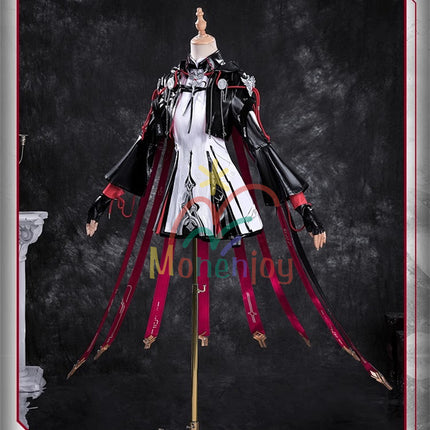 Monenjoy アークナイツ 新約エクシア コスプレ衣装刺繍柄 3d樹脂アクセサリー  高再現度 戦闘服デザイン   Exusiai the New Covenant