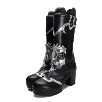 Monnejoy 黒執事 シエル・ファントムハイヴ  シューズ ブーツ Black Butler  コスプレ道具 gss1004