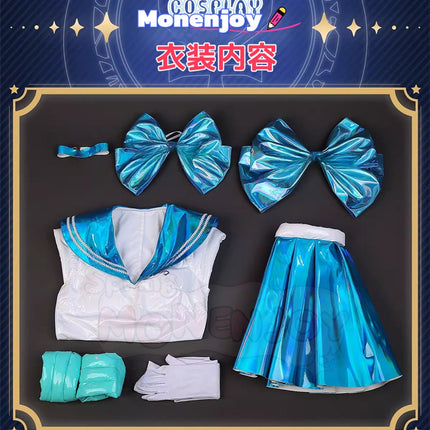Monenjoy 美少女戦士セーラームーン 水野亜美 / セーラーマーキュリー コスチューム セーラースーツ Ver GS1376 - Monenjoy