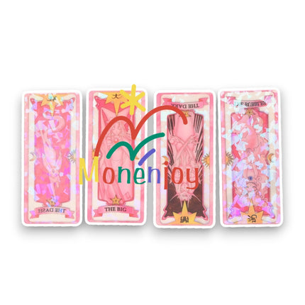 Monenjoy カードキャプターさくら カードキャプター 54枚 呪文 クロウカード 11cm さくらカード クリアカード クロウカード編 木之本桜 萌グッズ アクセサリー おもちゃ アクリル板  さくらカード編  - Monenjoy