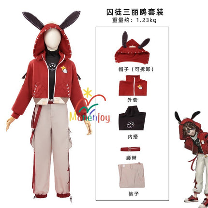 Monenjoy 限定版 第五人格×サンリオ コラボカフェ 囚人 コスプレ衣装 運動服 イベントGS1335 - Monenjoy